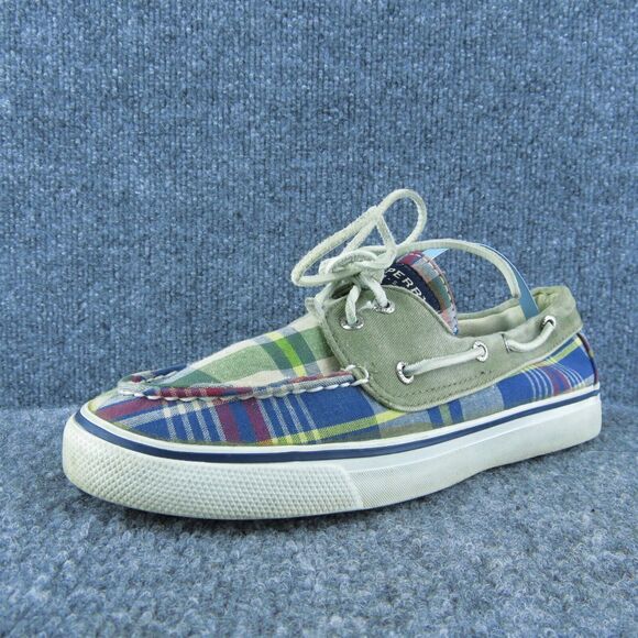 SPERRY Women‎ Boat Shoe Multicolor Fabric Lace Up Size 7.5 Medium - Picture 1 of 10